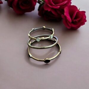 Elegant Gold-Tone Bangle Set